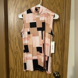 Calvin Klein Sleeveless Chic Blouse